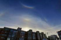 Нижегородцы наблюдали Перевернутую радугу 9 февраля